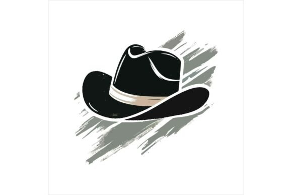 Cute Cowboy Hat Clipart EPS: A Versatile Embroidery Design for Real Projects
