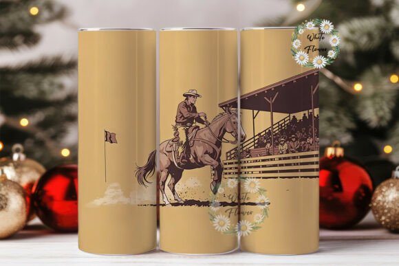 Rodeo Cowboy Tumbler Wrap PNG Review for Real Projects