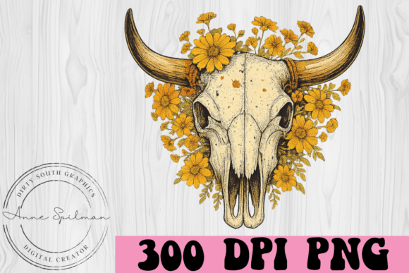 Western Bull Skull Daisies Embroidery Design Review