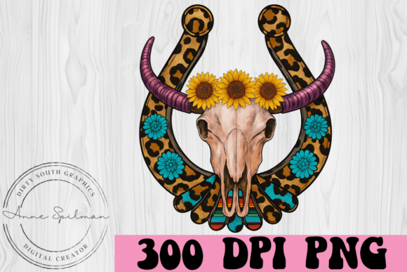 Western Bull Skull Horseshoe Sunflowers Embroidery Design Review