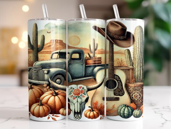 Western Pumpkin Fall 20oz Tumbler Wrap Review